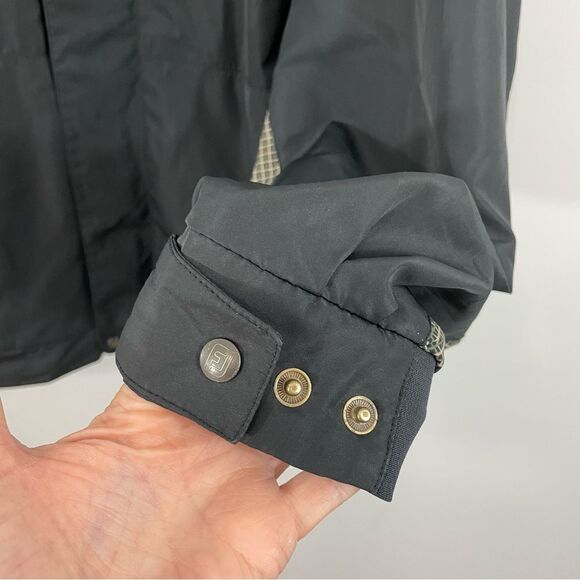 FootJoy DryJoys Golf Wind and Rain Jacket Men's LARGE Black Outerwear Athletic - Picture 7 of 10